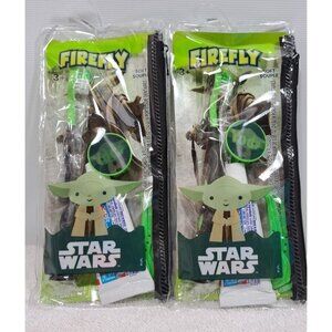NWT (2pcs) Star Wars Yoda Toothpaste, Toothbrush, Travel Case Soft Bristle